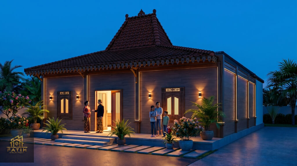 Rumah Joglo Estetik dengan Sentuhan Modern