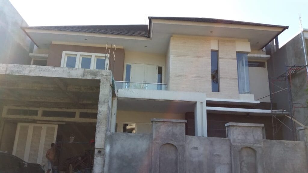 Tips 39 Menentukan Harga Jasa Desain Rumah Jasa arsitek dan kontraktor progres pembangunan fisik proyek rumah mewah modern tropis 2 lantai